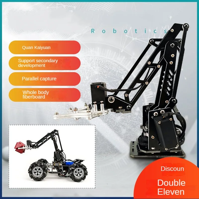 Big 4 Dof Robot Arm with Gripper Servo Rotating Base For Arduino STM32 Robot DIY Kit Manipulator Claw Programmable Robot Clamp