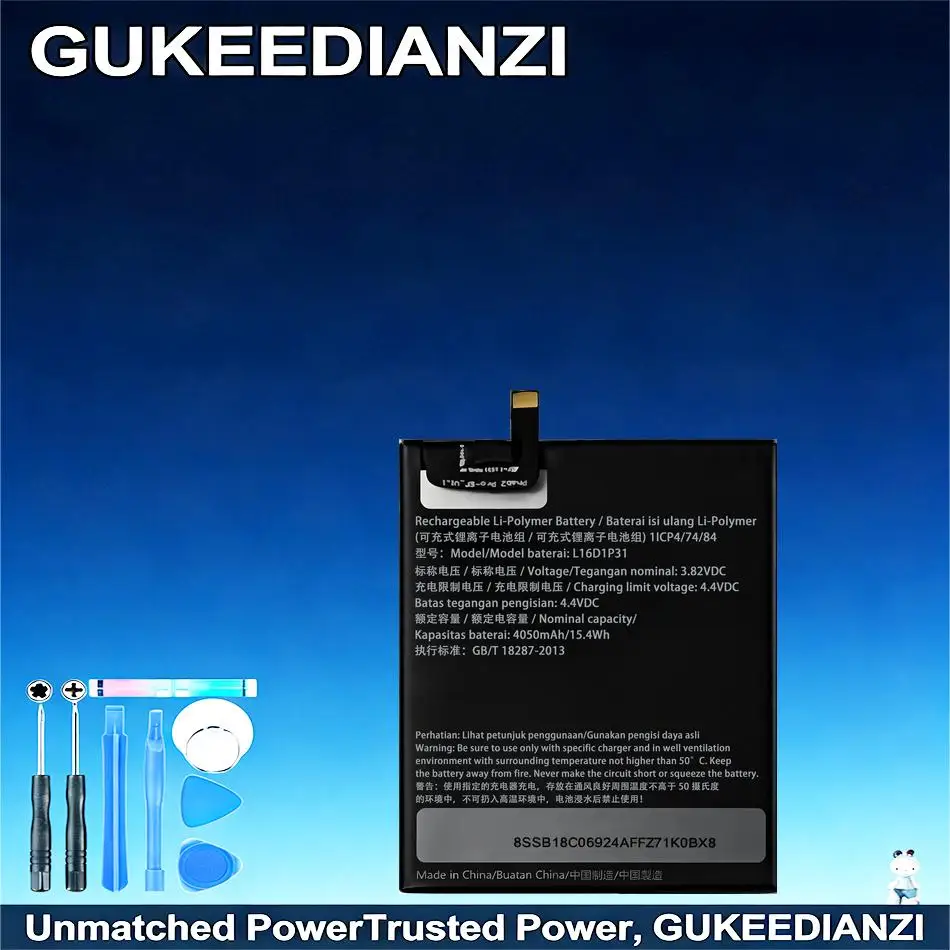 

Аккумулятор для планшета L16D1P31, премиум-класс, 4050 мАч, для Lenovo Phab 2 Pro PB2-690, PB2-690N, PB2-690M, PB2-690Y