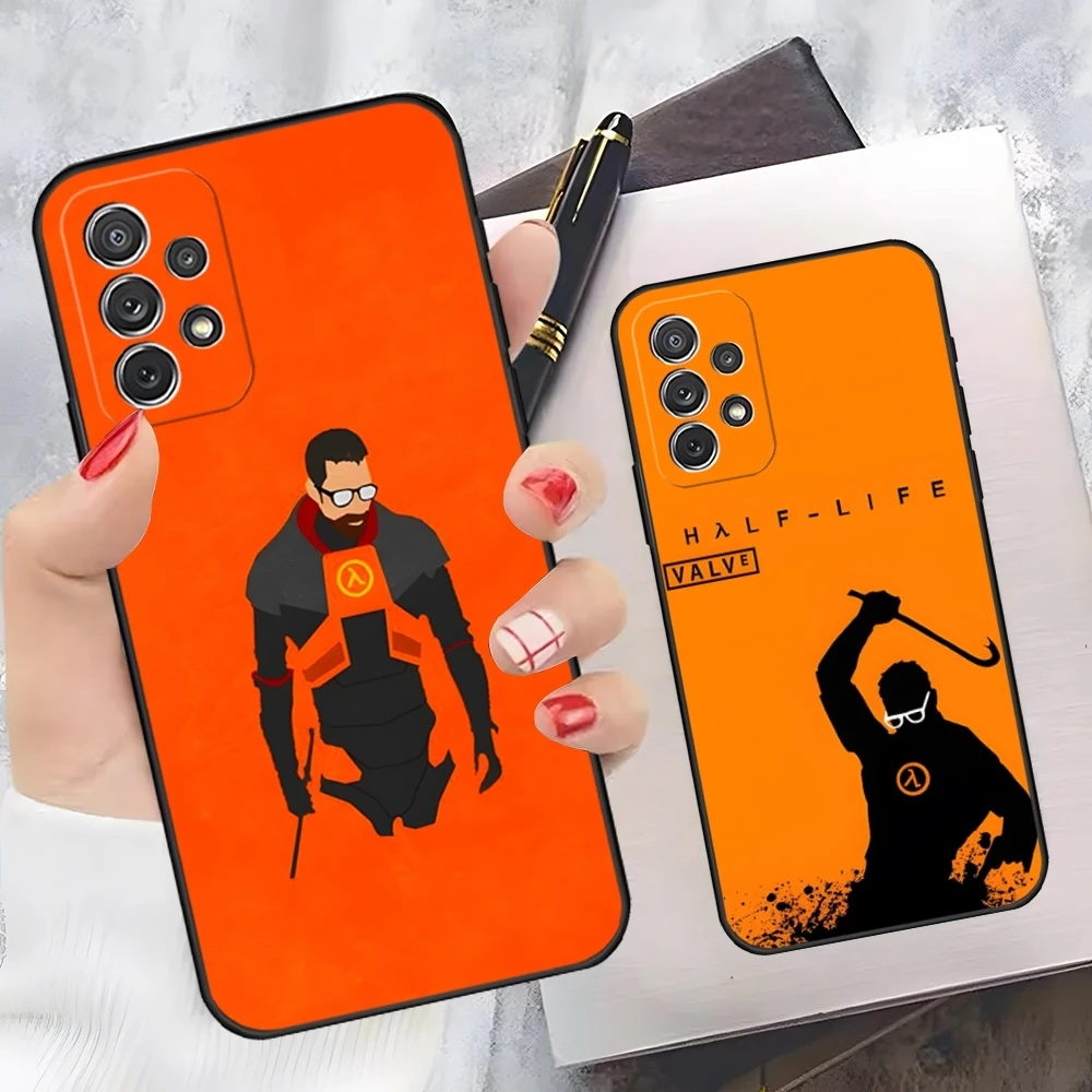 H-Half Life-e 2 Game Phone Case For Samsung Galaxy A55 A34 A33 S24 S25 S21 S22 S20 FE N20 10 Ultra A54 A53 A21 Back Cover