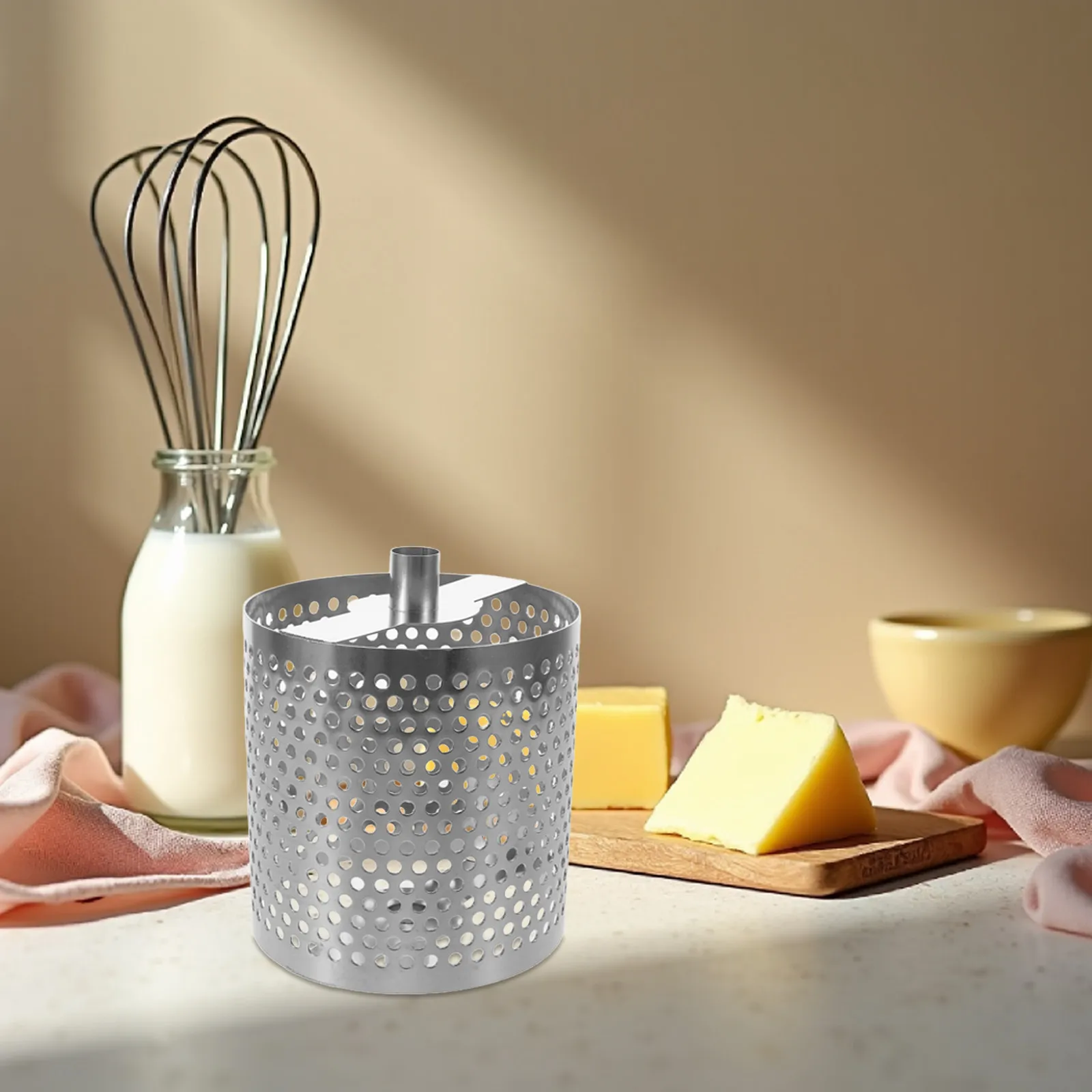 Stainless Steel Butter Roller Wheel for Restaurant Home Baking Bread Toast Hamburger Buns Pastry Cream Cheese Spreads Griddle
