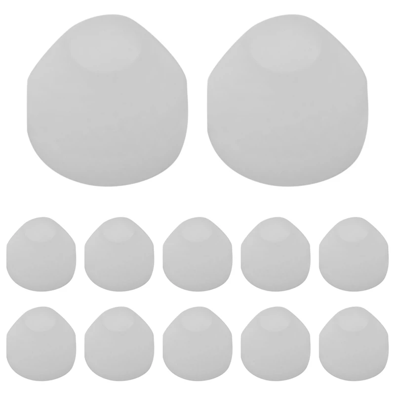 بطانات قلم متينة غير لاصقة ، بطانات اصطناعية بيضاء لتحول كاليفورنيا ، 36 قطعة