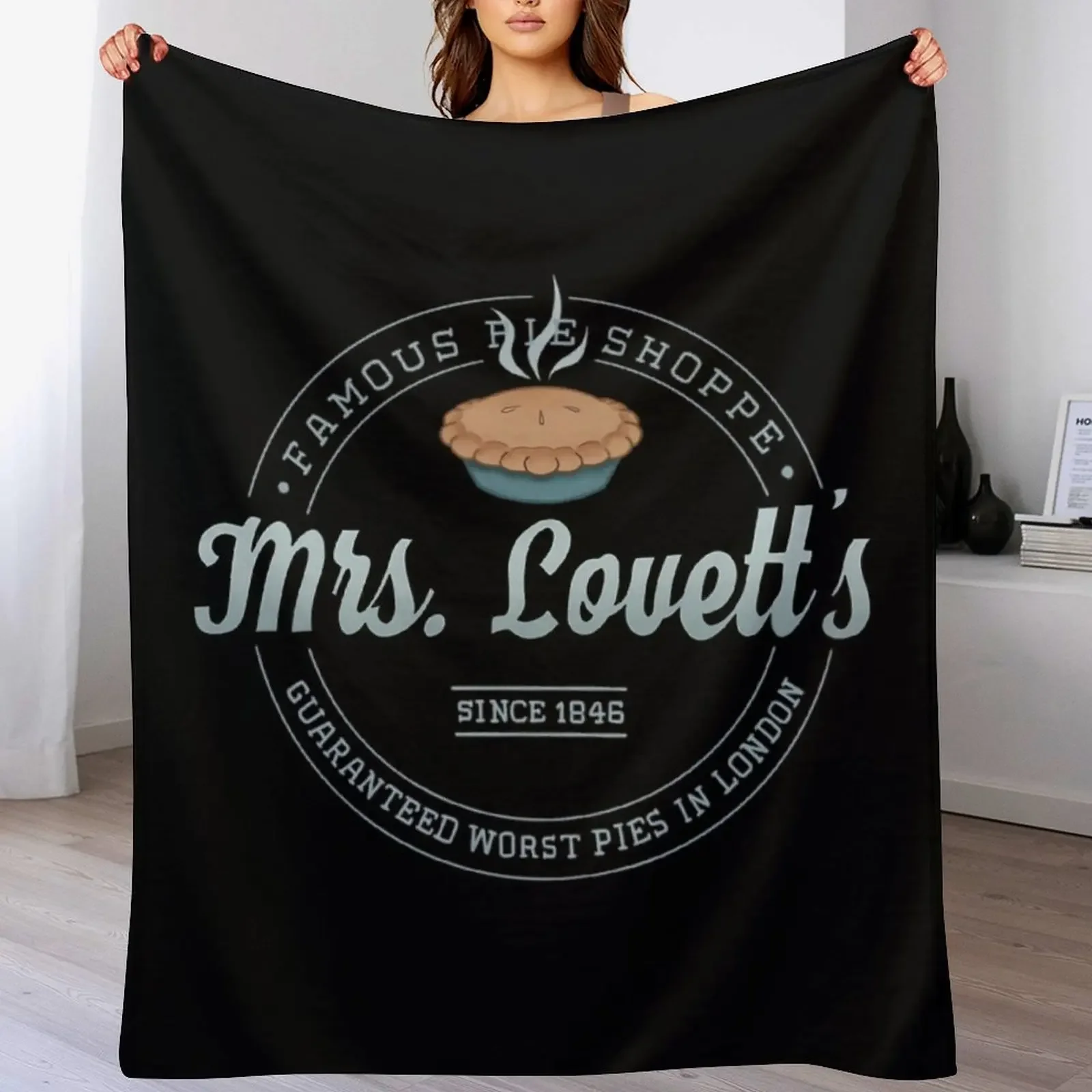 

Mrs Lovett's Pie Shoppe Throw Blanket For Sofa Thin Sofa Quilt Furrys Summer Blankets