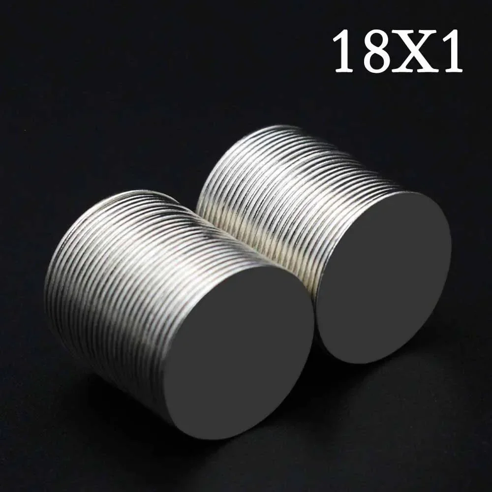 5/10/15/20/25 Pcs 18x1 Neodymium Magnet 18mm x 1mm N35 NdFeB Round Super Powerful Strong Permanent Magnetic imanes Disc 18*1