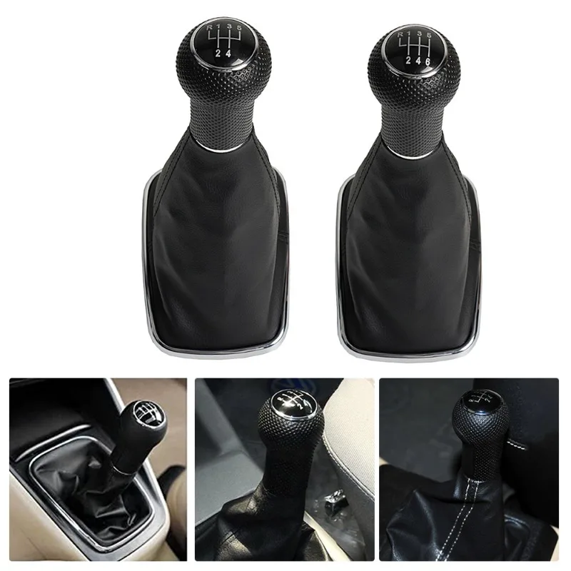 Car modification gear head with dust cover is suitable for cars