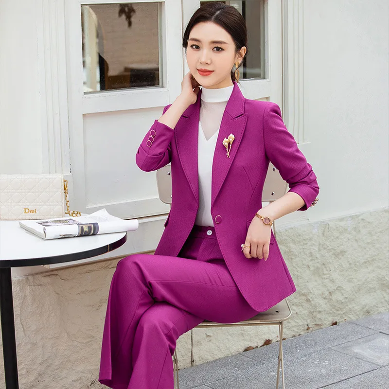 

High-End Business Suit Women2024Spring New Elegant High-Grade Broadcast Host Art Exam Formal Coat