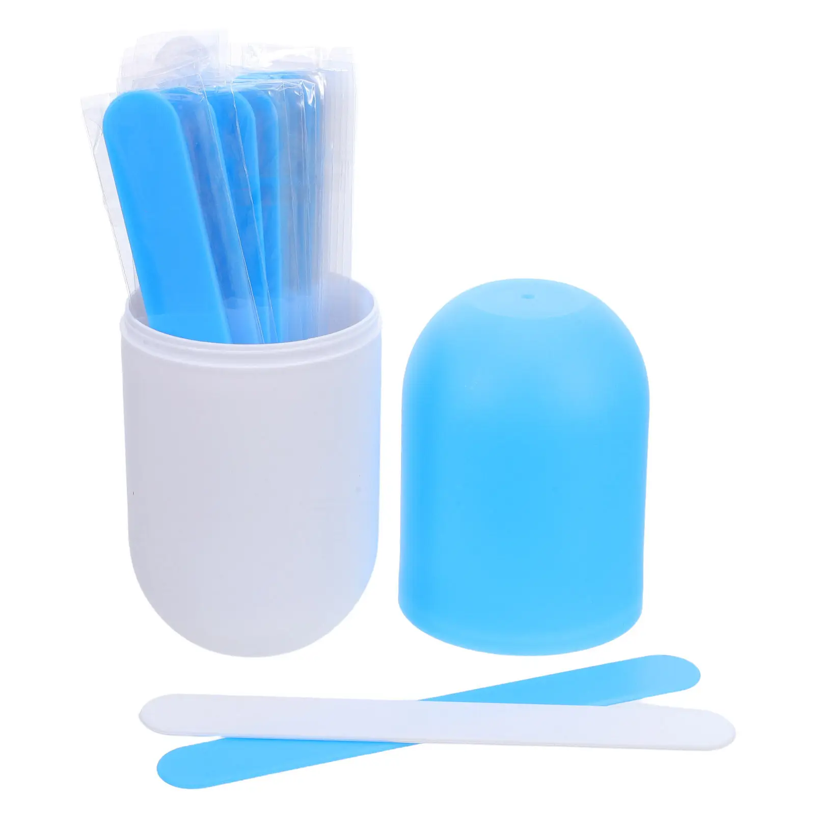 26Pcs Plastic Tongue Depressor Sticks Rounded Edges Hygienic Oral Exam Supplies Pediatric Nurse Training Dental Clinic