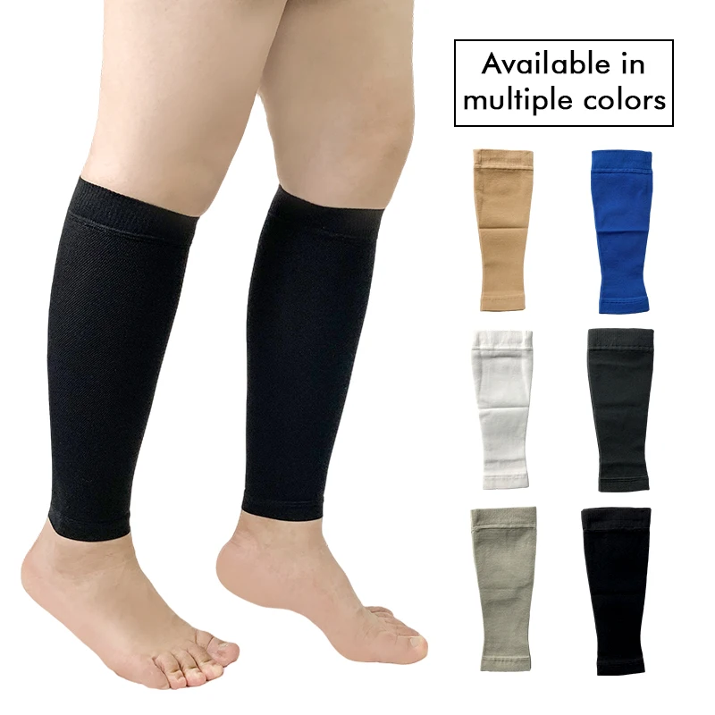 1 Pair Medical Compression Calf Sleeves Footless Cycling Running Universal Shin Splint Varicose Veins Pain Relief Fast Healing