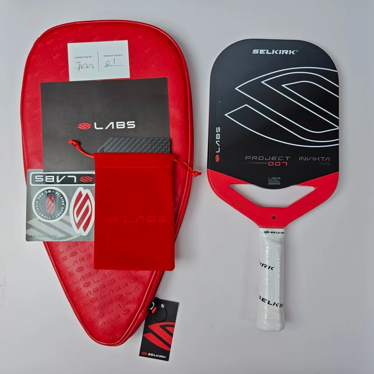 

Selkirk LABS Project 007 Invikta Edgeless Pickleball Paddle 14mm Titanium Mesh Pro Racket Large Sweet Spot Sports Equipment