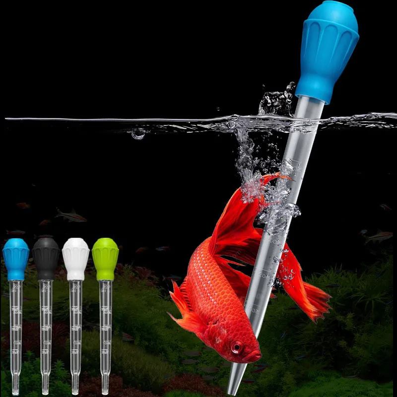 29/45cm 30/50ml Lengthen Pipettes Aquarium Siphon Fish Tank Vacuum Cleaner Simple Cleaning Tool For Aquarium Water Changer