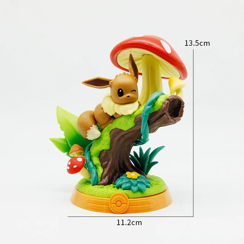 1/9 Stück Pokemon-Figur Spielzeug Eevee Sylveon Glaceon Leafeon Vaporeon Jolteon Umbreon Actionfigur Desktop-Ornamente Modelle – Detail 7