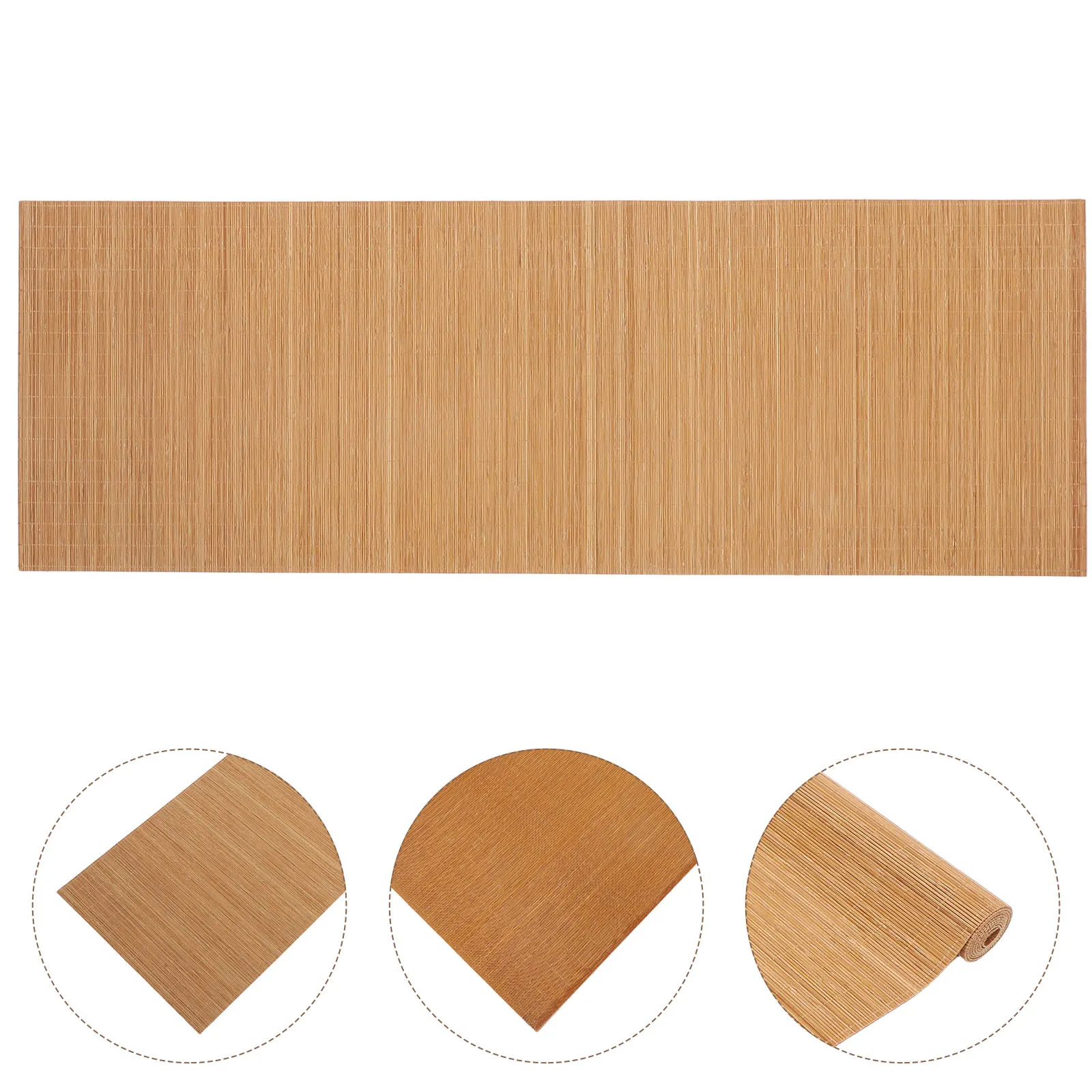 

Bamboo Placemat Rustic Cuttable Nonskid Table Mat Decorative Tea Ceremony Sushi Kitchen Dining Table Runner