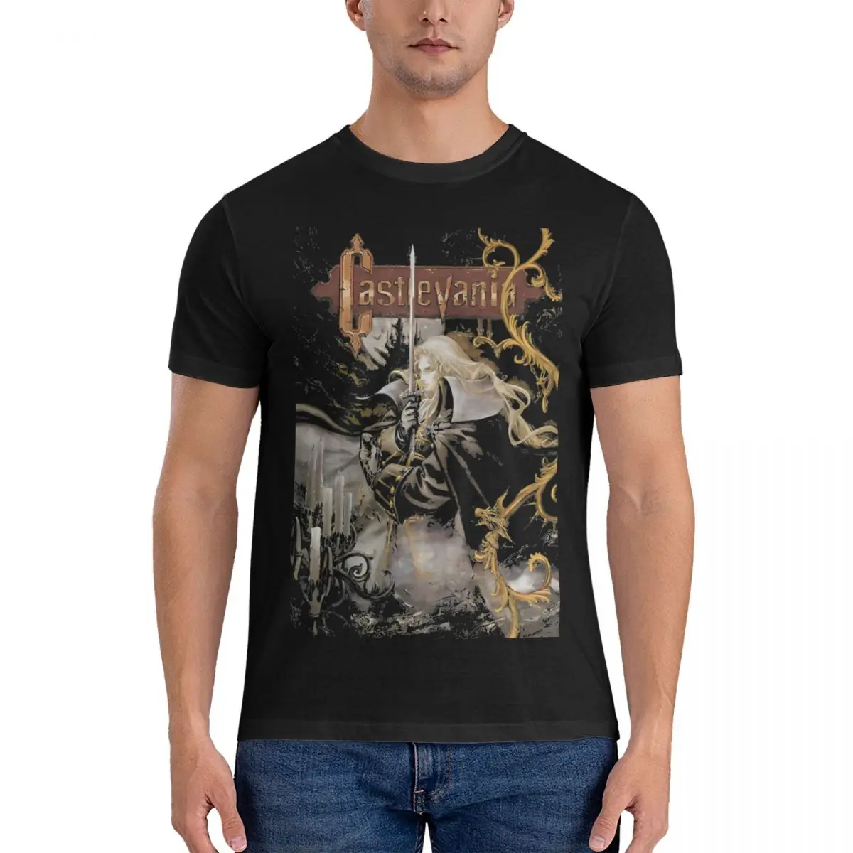 Men Women's Castlevania - Symphony Of The Night T Shirts 100% Cotton Clothing Short Sleeve Tee Shirt Plus Size T-Shirts