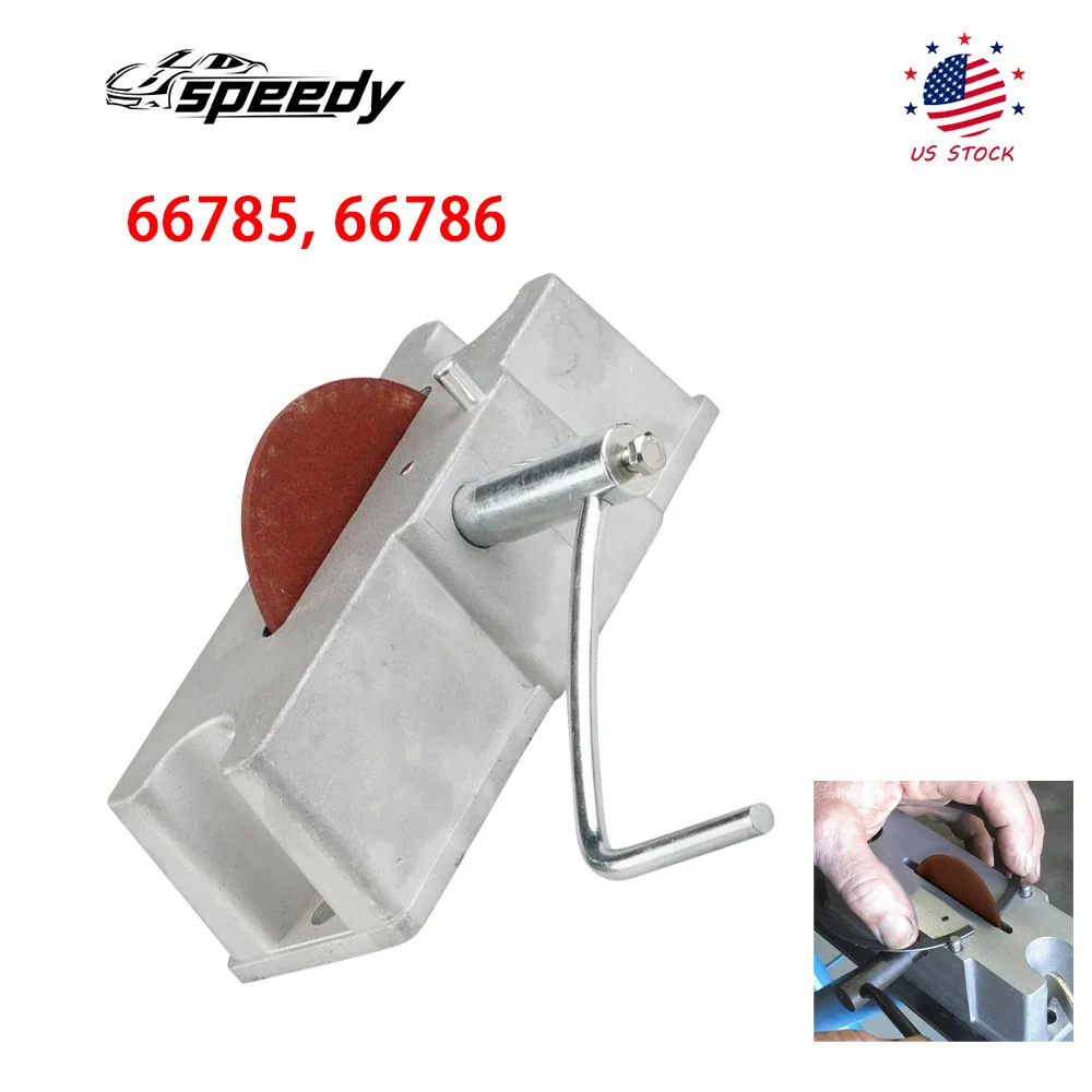 66785 66786 manual de alumínio pistão anel hiler 120 grit kit ferramenta moedor para garantir anel pistão adequado final espaço ferramentas acessórios