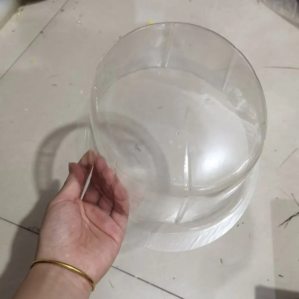 Portable 54cm/57cm/59cm Hat Holder Transparent PVC Display Case Storage Box Anti Pressure Display Stand Travel