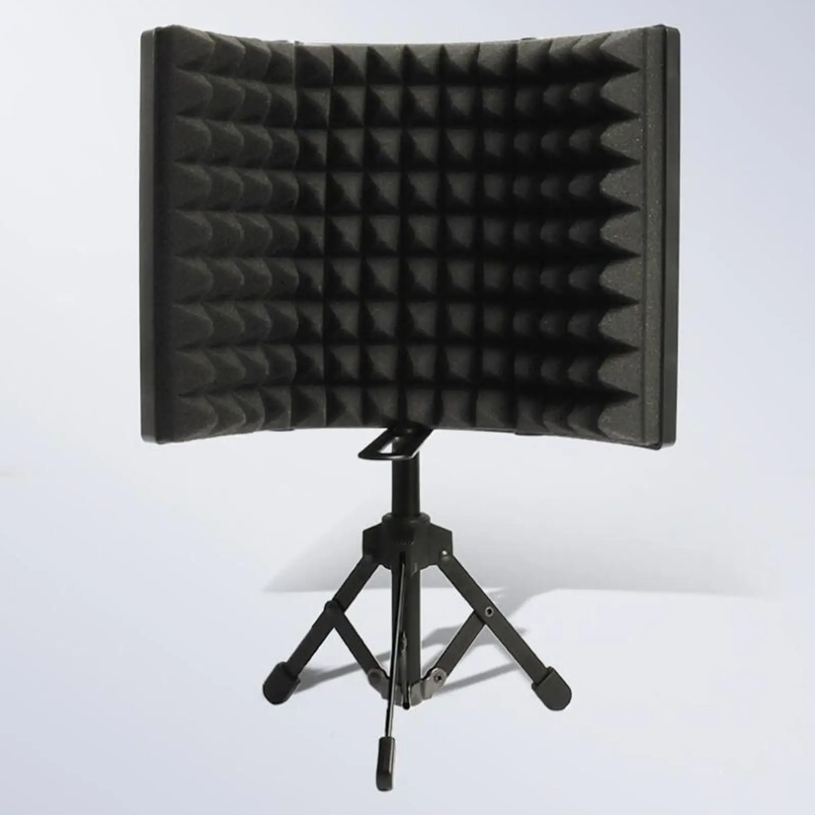 Recording Microphone Isolation with Stand Mic Sound Dampening Foam Reflector Acoustic for Recording Podcasts Studio