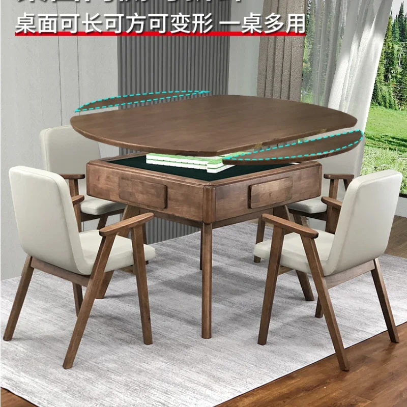 

Solid Wood Folding Multifunctional Mahjong Machine Automatic Household