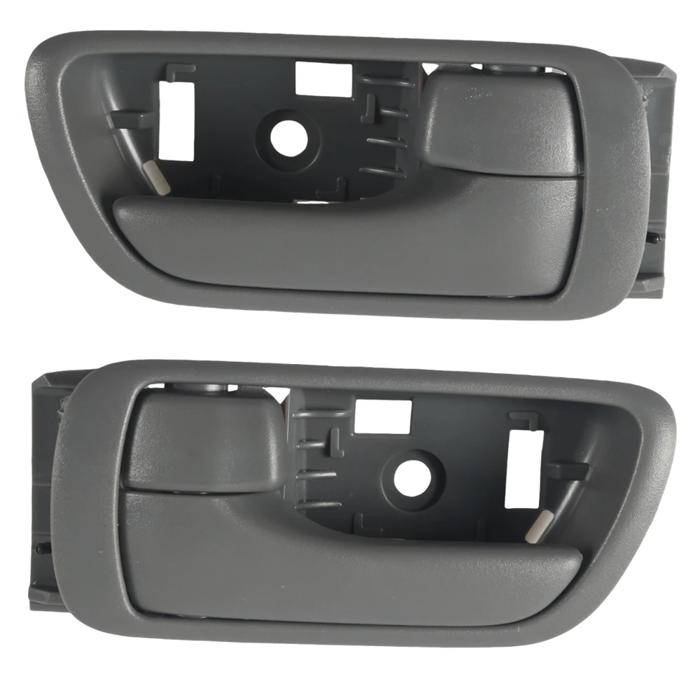 

Easy Installation 2PCS Gray Interior Door Handle for Toyota Camry 2002-2006, Left & Right Inside Door Pull Handle
