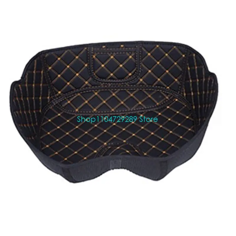 D8KE Motorcycle Tail Box Liner, Quilted PVC Inner Pad for GTS300 Daily Storage