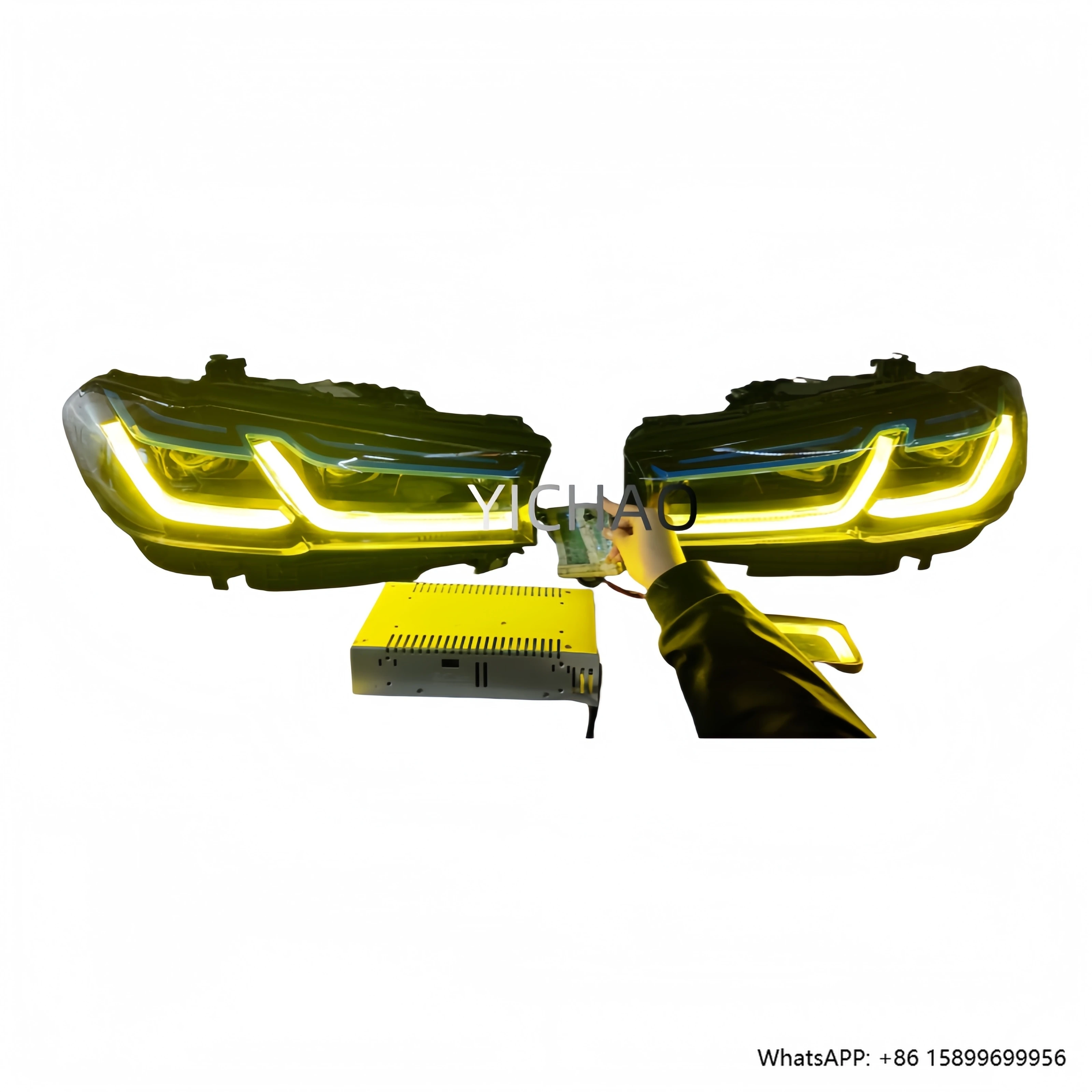 

5 Series G38/G30 2018-2022 M5 Style LED DRL Driving Light Headlight Upgrade for 540i LCI 540i LCI Headlight