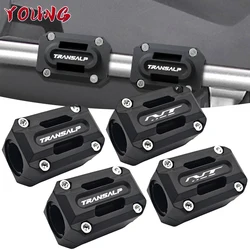Motorcycle Engine Crash bar Protection Bumper Decorative Guard Block FOR HONDA NC750x NC 750X Transalp XL750 XL400 XL650 XL700