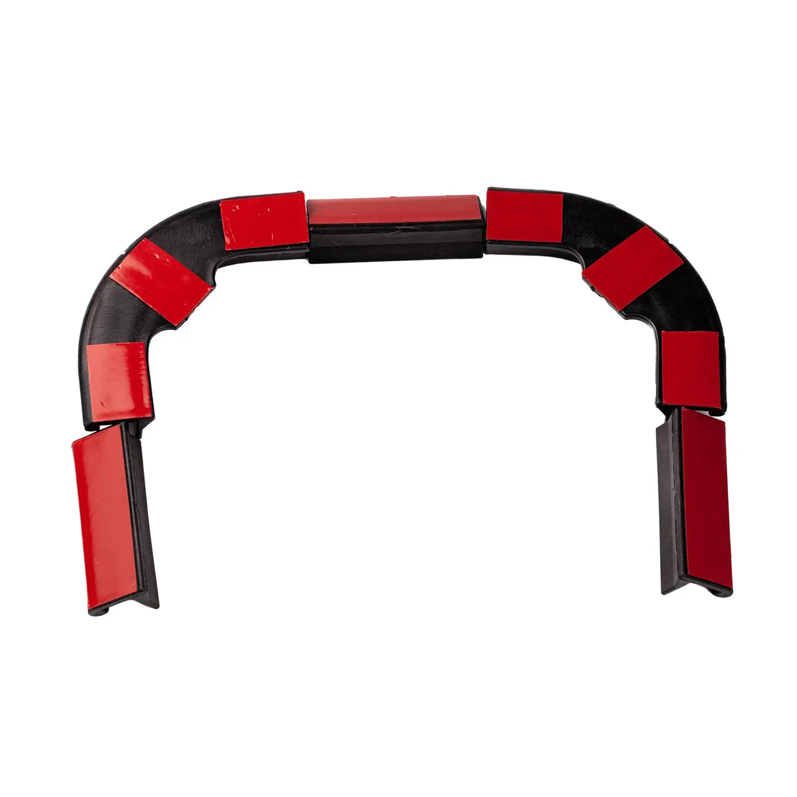 Strip Light Mounting Brackets 15cm Black Plastic Self Adhesive Cable Wire Clips for Decorative Home Office