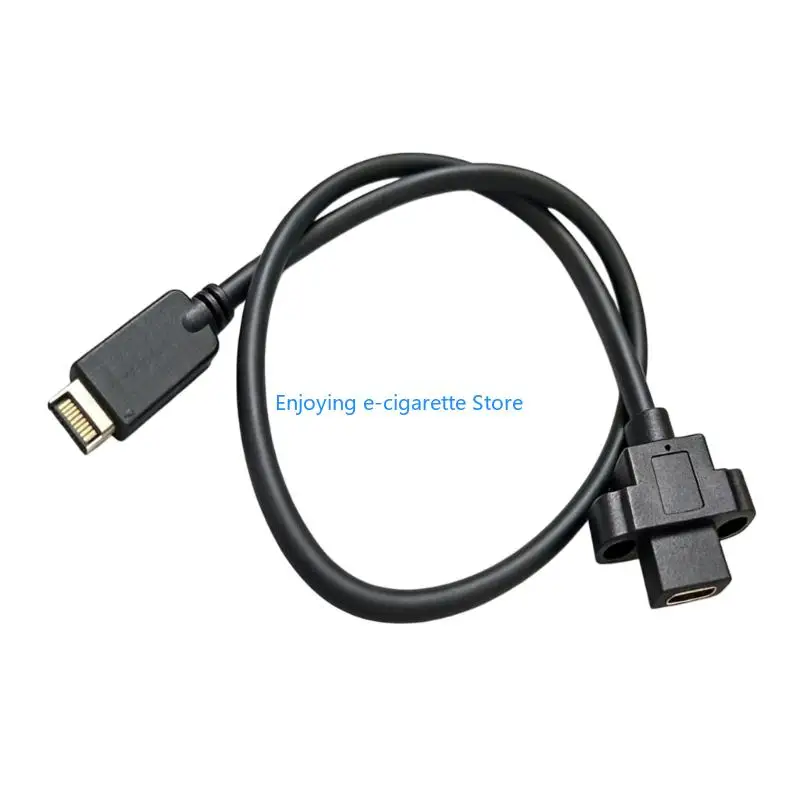Schnelles Datenübertragungskabel USB 3.2 GEN2 Typ E auf Typ C Buchse Verlängerungskabel Y4QF – Detail 10