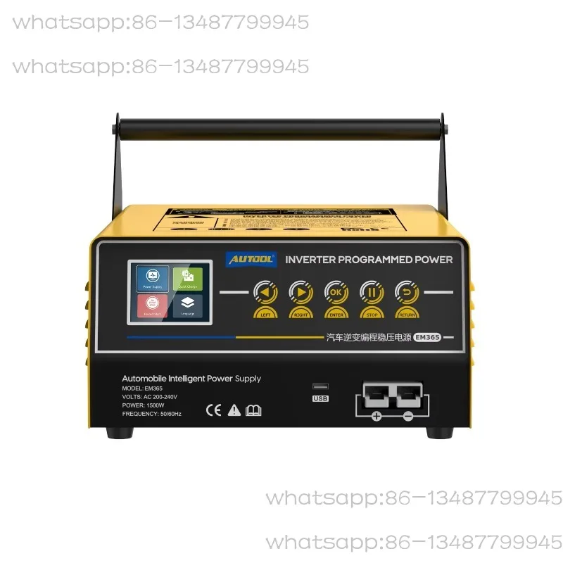 

AUTOOL EM365 Inverter Programming Power Supply, Charger and Starter 3 in 1 110V