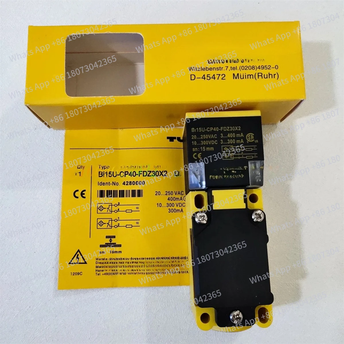 

BI15U-CP40-FDZ30X2 Proximity Switch Sensor New High-Quality