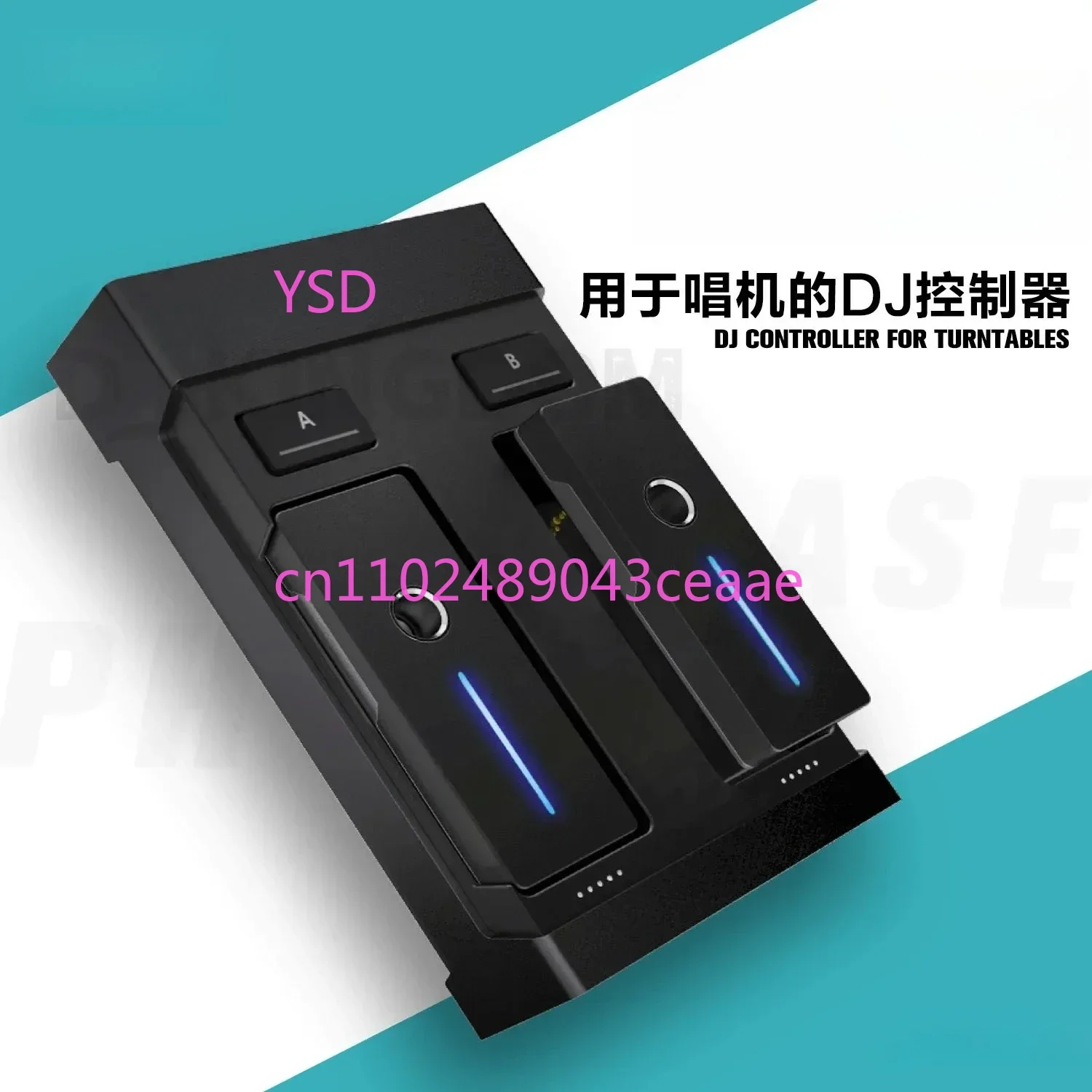 Wireless DVS system PHASE DJ does not require black glue stylus support for Traktor Serato Rekordbox
