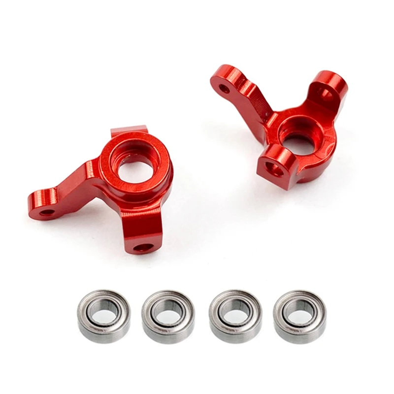 For XIAOMI JIMNY XMYKC01CM 1/16 RC Car Upgrade Parts Metal Front Steering Knuckle Cup With Bearing  Accessories