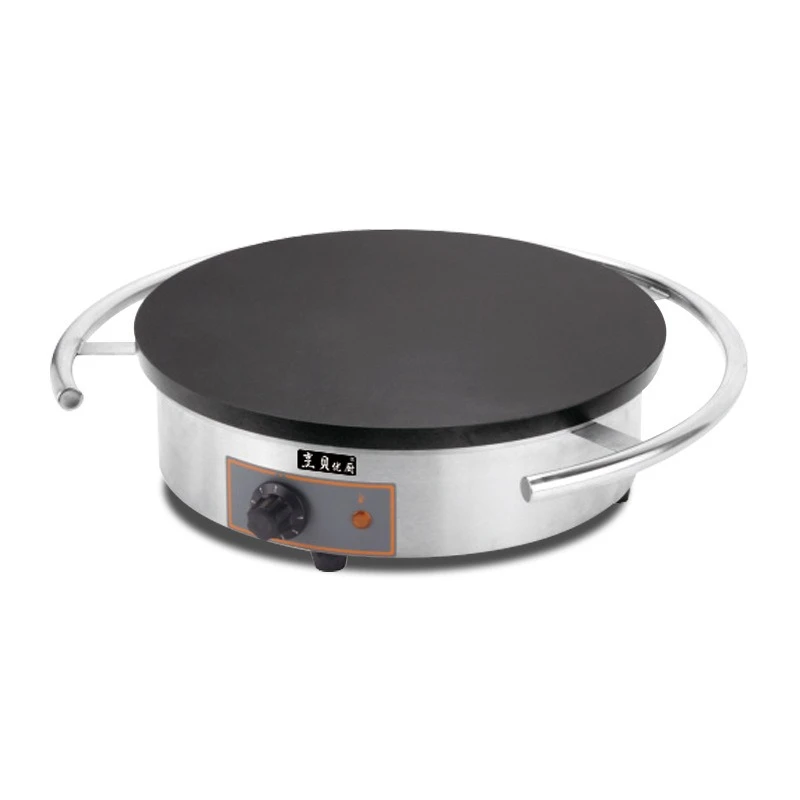 

Round Manual Rotary Oven Pancake Fruit Machine Iron Plate Gripper Non-stick Electric Pancake Machine