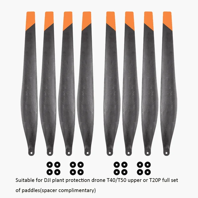Copy Agras T20P/T40/T50 5413 5415 Carbon Fiber Plastic Mix Propellers For DJI Agras agriculture Drone Parts Accessories