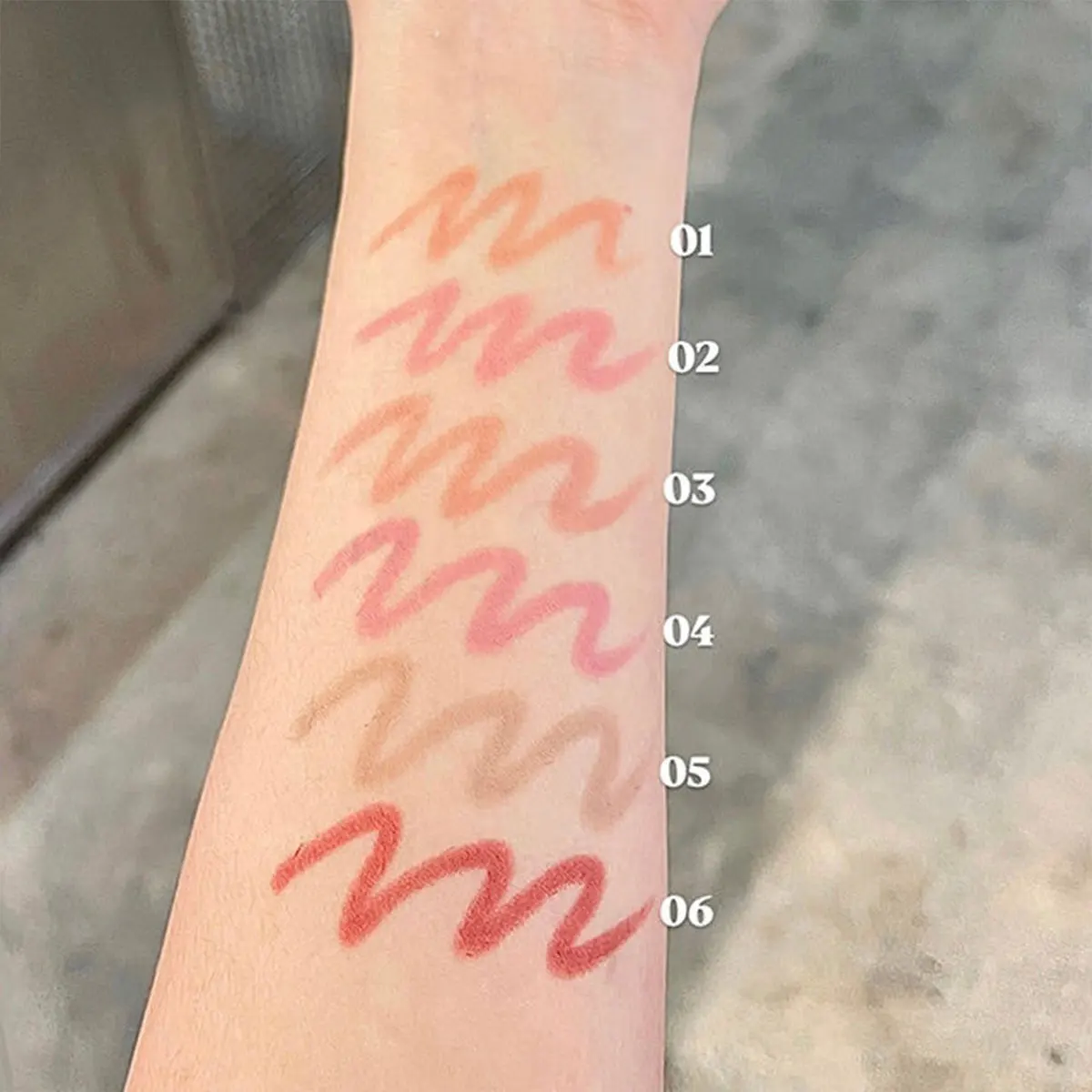 Rom & nd LIP MATE PENCIL, textura fosca de veludo, núcleo de lápis suave, cor de longa duração, sofisticação fosca, K-Beauty, maquiagem coreana