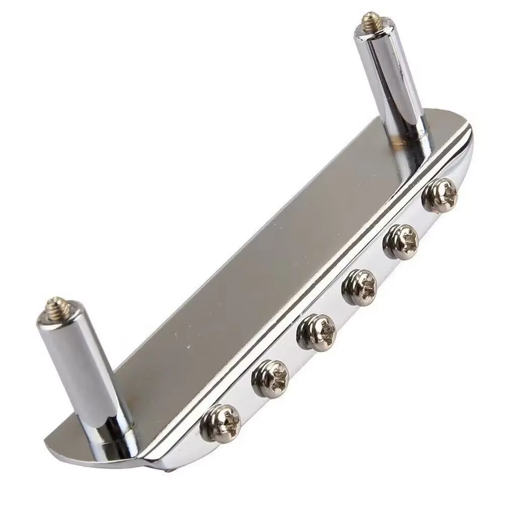 Classic Chrome Vintage Mustang Bridge W/Large Saddles Guitar Parts Accessories