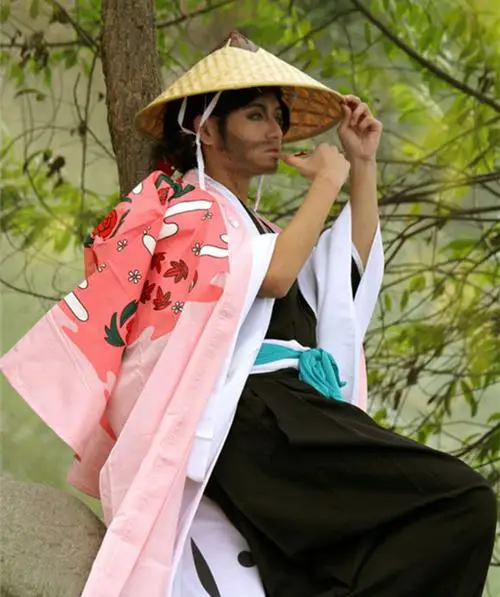 Kyoraku Shunsui Cosplay Costum - đánh giá và giá Bleach Captain Coat