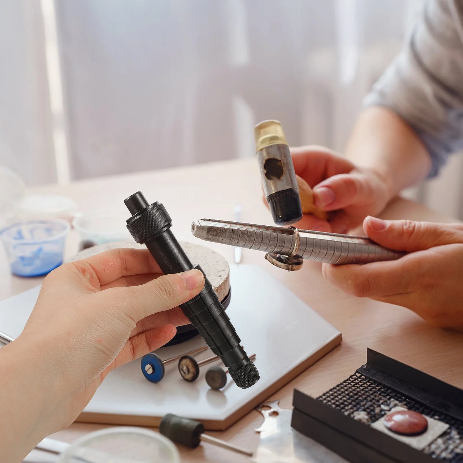 Ring Expander Tightener Sizer Jump Rings for Jewelry Making Tool Maker Machine The Measurement Gauge Measuring Wedding