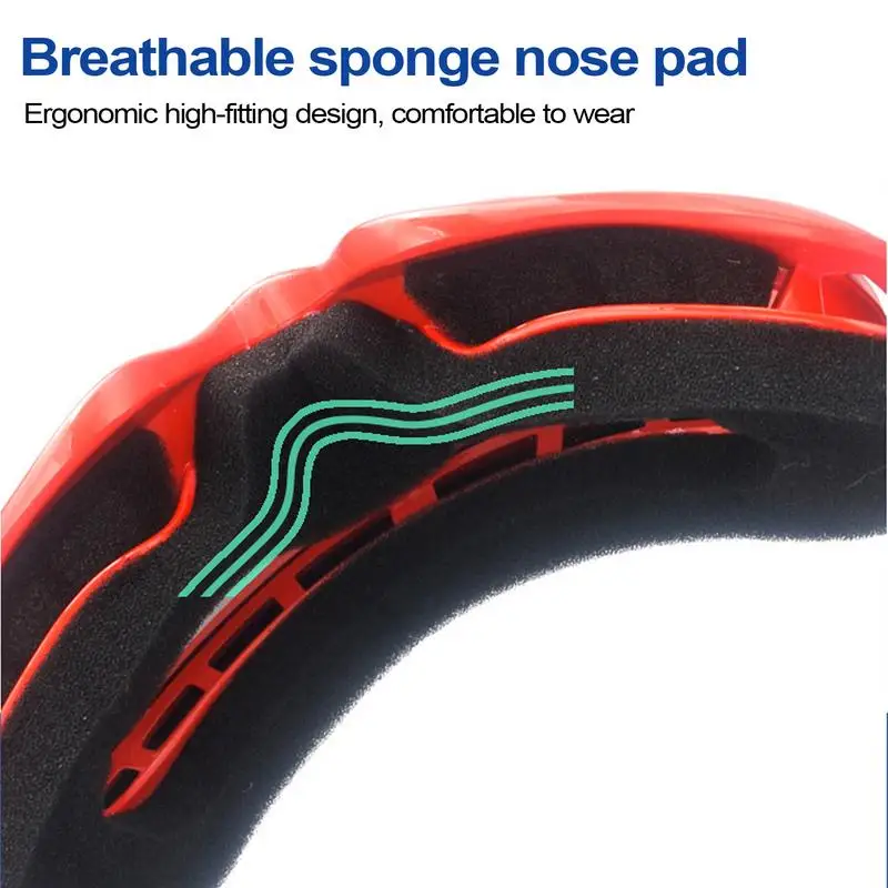 نظارات تزلج للأطفال مع حماية من الأشعة فوق البنفسجية، نظارات ثلج ناعمة مضادة للضباب، نظارات تزلج شتوية للأطفال على الجليد للعام الجديد