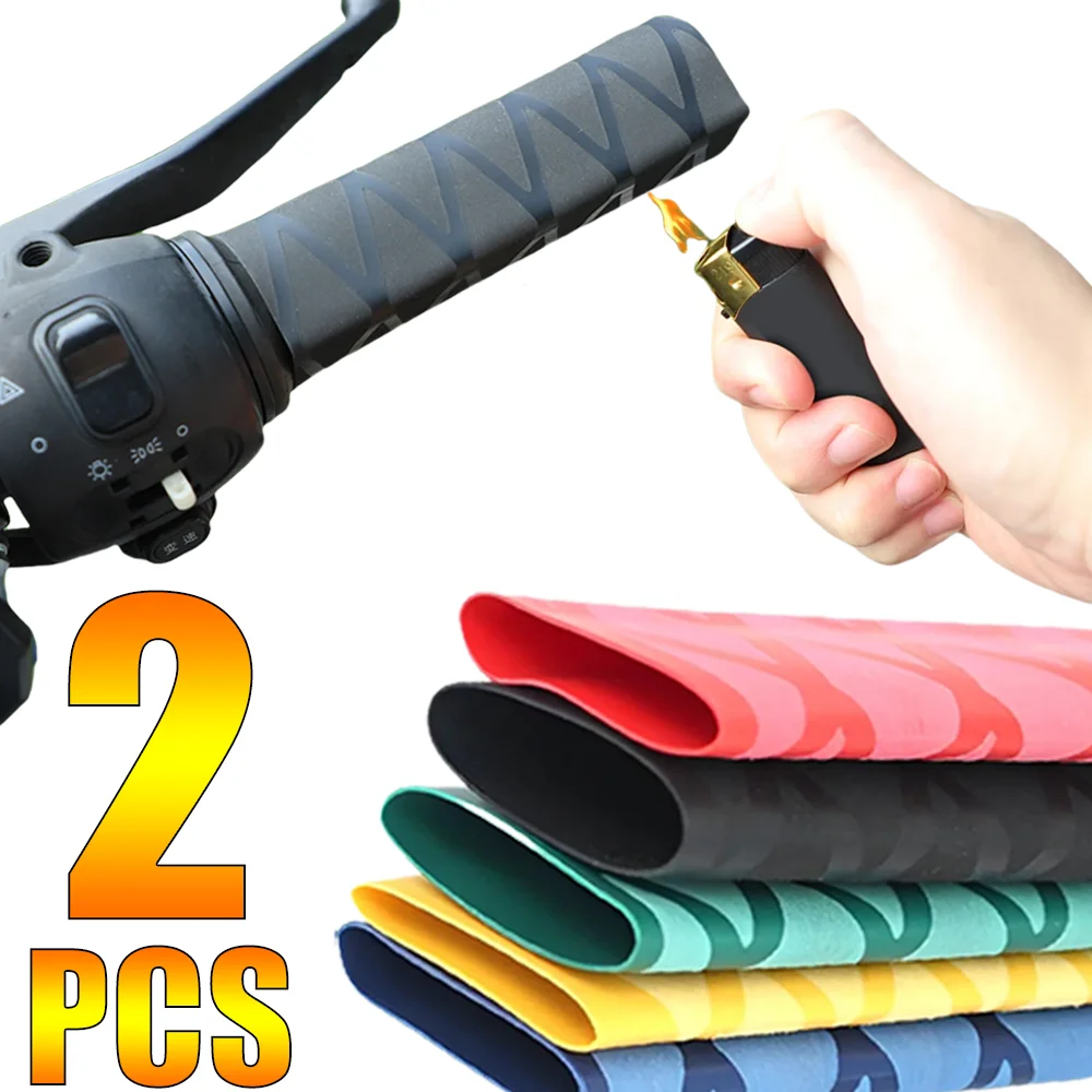 

Moto Rubber Anti-slip Heat Shrink Handlebar Cover Universal Motorcycle Motocross Heat-Shrink Glove Electric Bicycle Accessories
