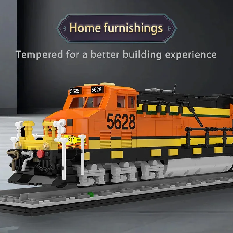 ตัวต่อรถไฟ Mould King 12041 ชุดประกอบรถไฟหัวรถจักรเหนือแบบควบคุมระยะไกล ของเล่นตัวต่อสำหรับเด็ก ของขวัญคริสต์มาส