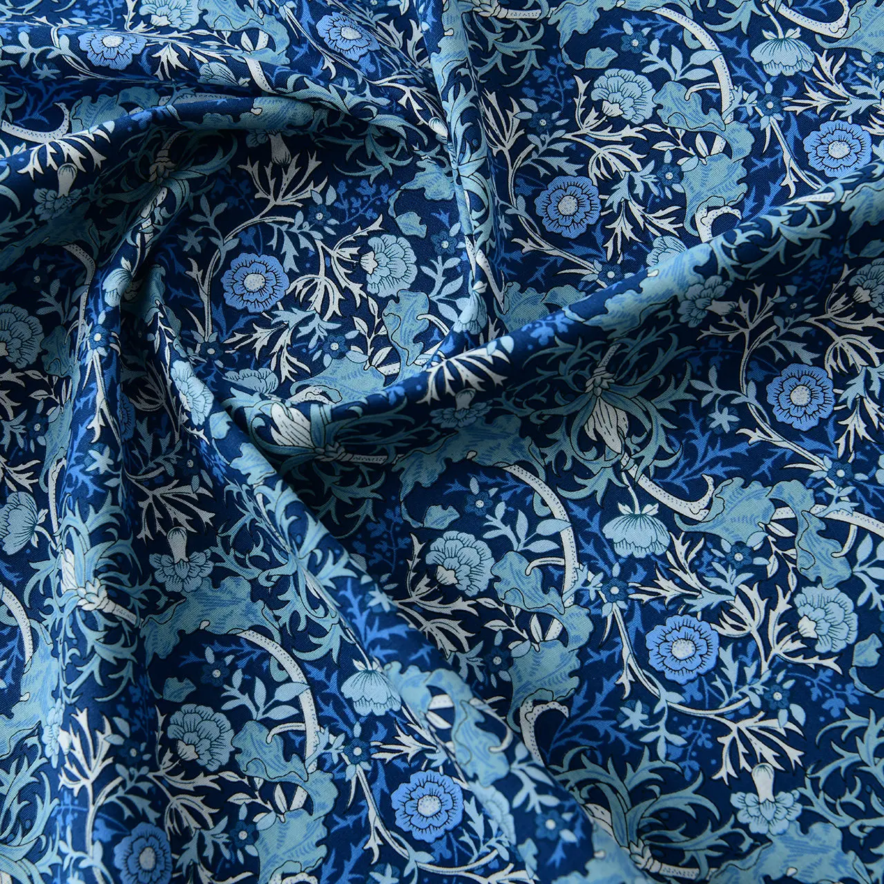140x50cm 40s Vintage Baumwoll-Popeline Bedruckter Stoff Blumenmuster DIY Kleidermacher-Material Retro Nähstoff – Detail 12