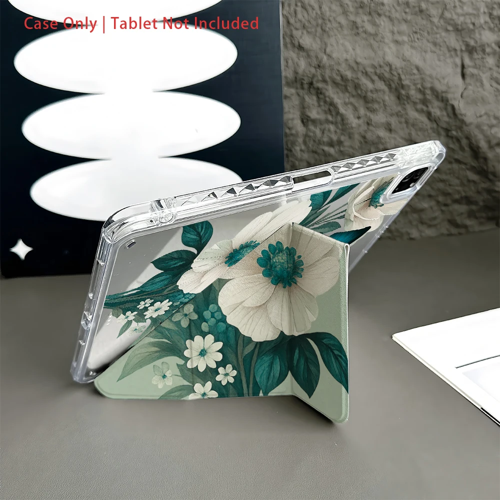 حافظة لجهاز سامسونج، حافظة كمبيوتر لوحي قابلة للطي متوافقة مع سامسونج لجهاز جالاكسي تاب S7/S8/S9