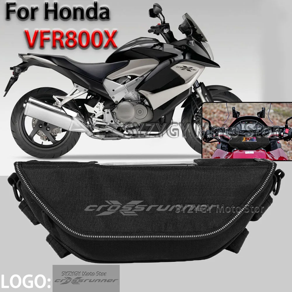 

For Honda Crossrunner VFR800X VFR Motorcycle accessory Waterproof And Dustproof Handlebar Storage Bag navigation bag