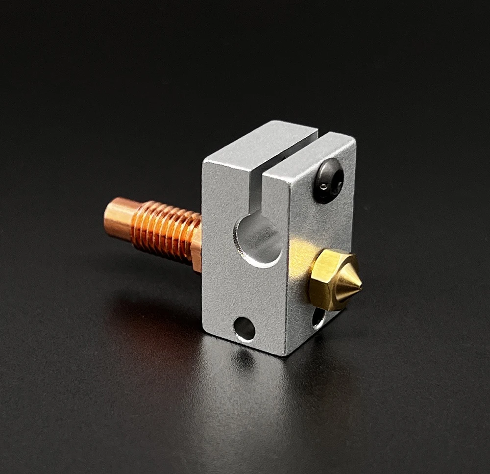 Voron 2.4 Bimetal Heatbreak E3D V6 Hotend Remoto, Curto Direto Dissipador de Calor Faixa Peças, Acessórios para Impressora 3D, 24V, 12V, 50W, Prusa