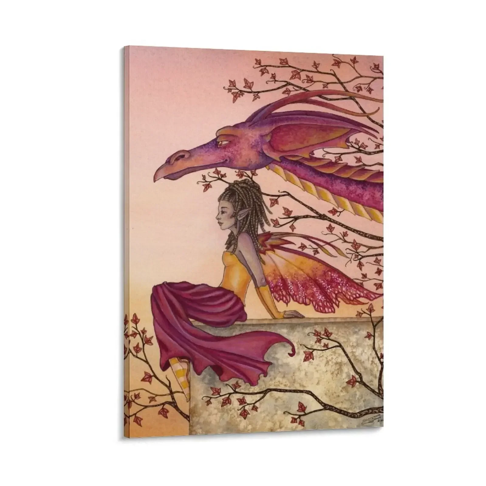

Greeting The Dawn Canvas Painting Decoration wall anime room decor home decoration luxury