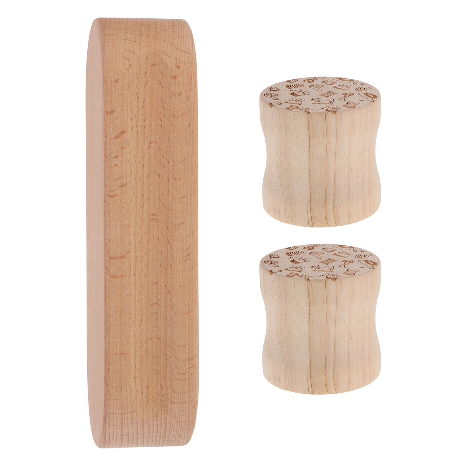 

1 set 1 Set Tailor Clapper Wooden Seam Quilting Tool Sewing Ironing Presser Multi-Function Wood Clapper Block For Garment Making