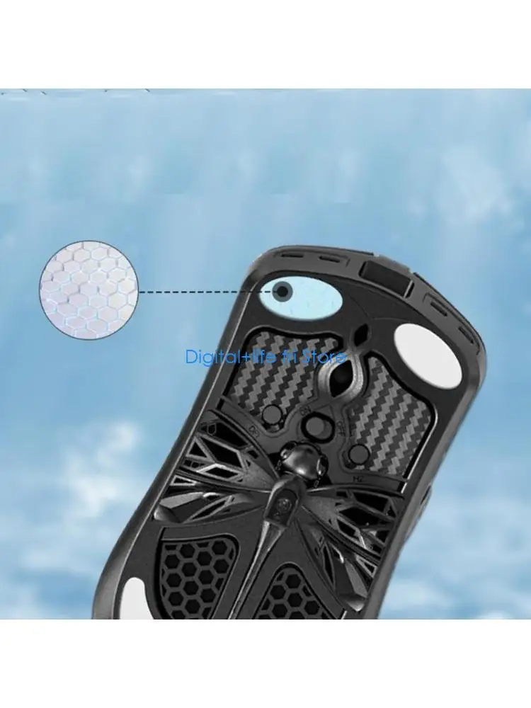 

E06D Mouse Feet Replacement Mouse Skate Pad Rounded Curved Edges Ice Version for Akitsu Gaming Mouse Feet Pad Accessories