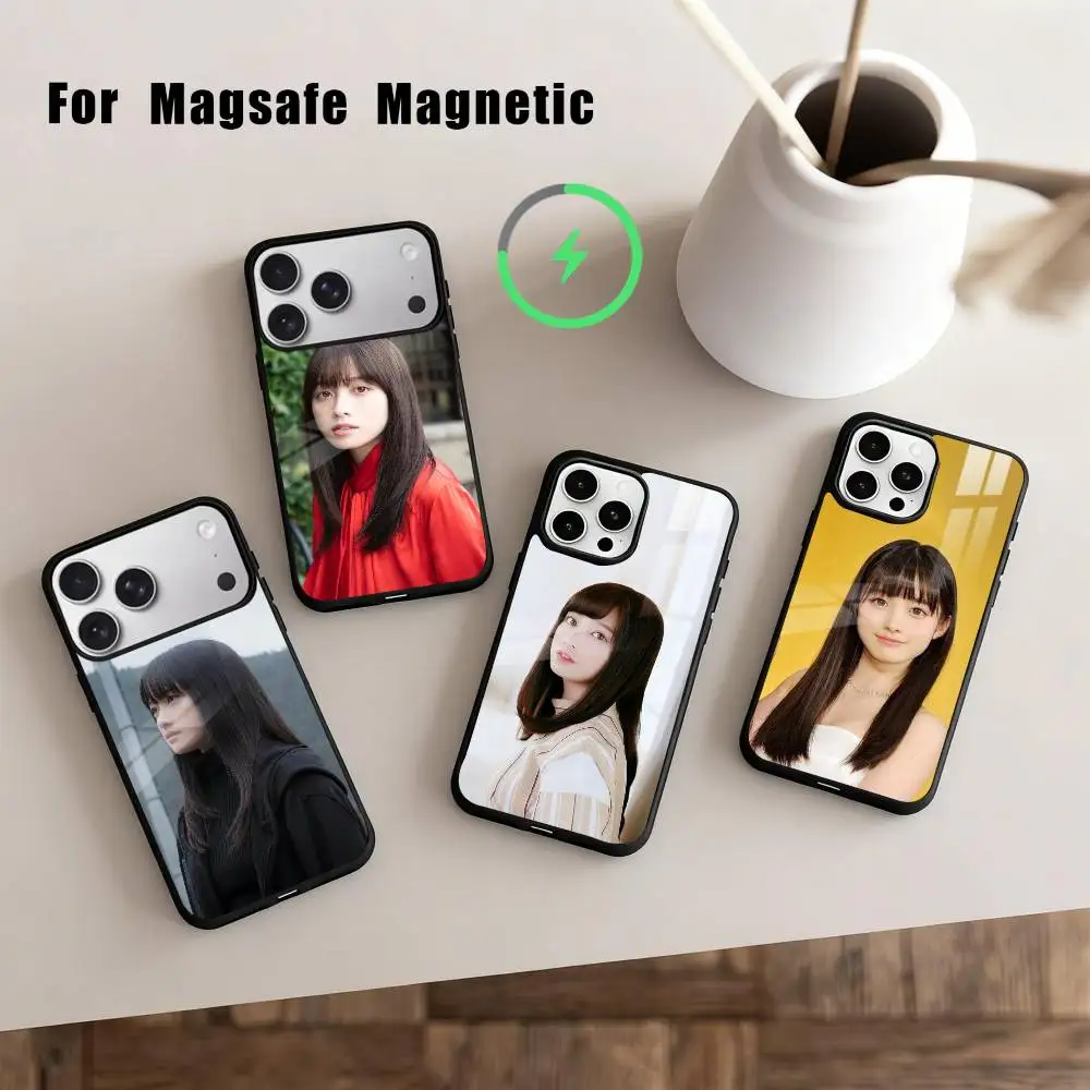 

CUTE Actress Kanna Hashimoto Phone Case For iPhone17,16,15,14,13,12,11 Plus,Pro Max Magnetic For Magsafe Wireless Charging