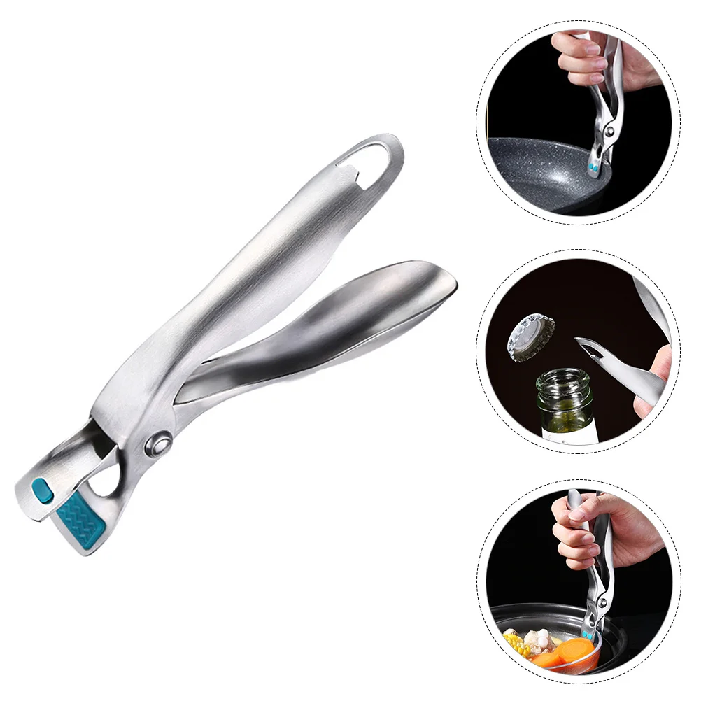 

1Pcs Anti-Scald Bowl Tongs Stainless Steel Hot Plate Gripper for Kitchen Microwave Oven Safe Dish Removal Tool Crockery Holder
