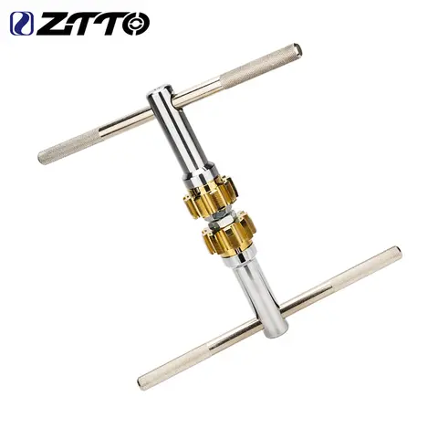 English Bottom Bracket ZTTO Bike ZTTO MTB Road Bike Bottom Bracket Thread Tapping Tool Steel T47 BSA Thread BC1.37x24 Bike Frame English Thread Tap Repair Kit