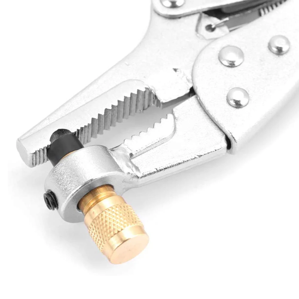 2025 Trend Refrigerant Recovery Pliers Refrigeration Tube Locking Tool 1/4In SAE Interface Locking Plier Home Accessories